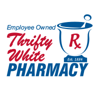 thrifty white logo