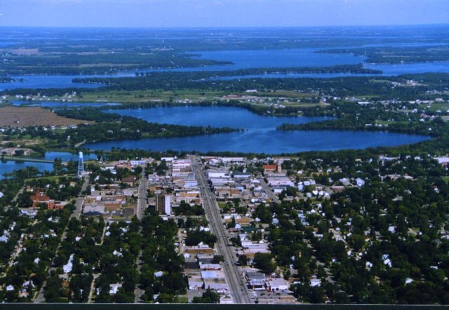 Aerial view of the Alexandria area!