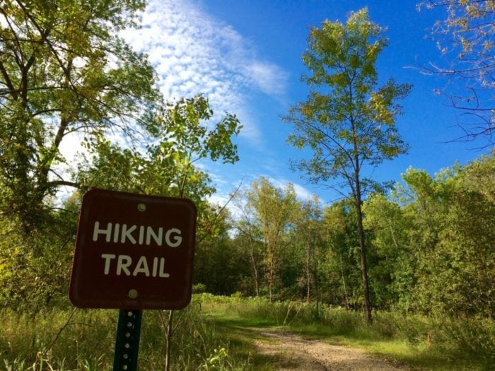Explore Alex James Feist hiking sign sept 2016