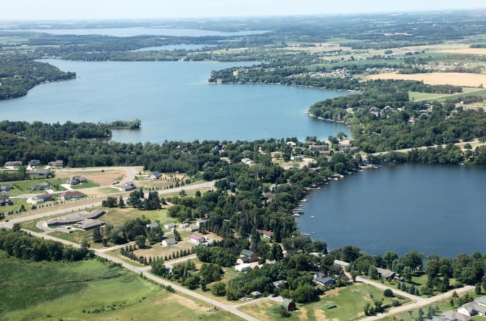 Lake Latoka on the left and Lake Cowdry - Lisa Hurlen