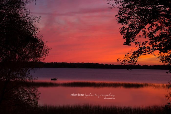 Sunset on Lake Andrew