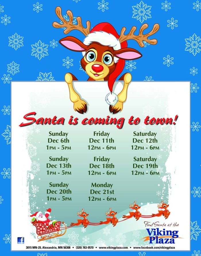 Santa at mall