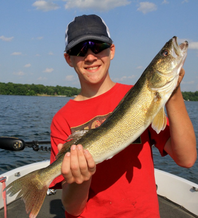 summer fishing techniques - nice sized walleye