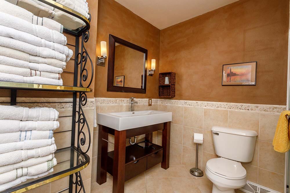 bathroom view minnesota lake resorts cabins