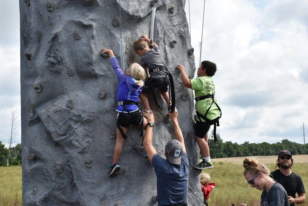 rock climbing
